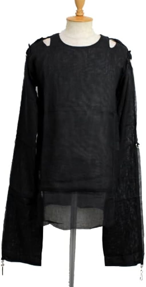 ムスリントッブ　ガーゼシャツ　666 Amazon | [666] [セディショナリーズ] STM0001 MUSLIN TOP L/S ムス